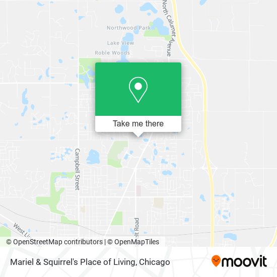 Mariel & Squirrel's Place of Living map