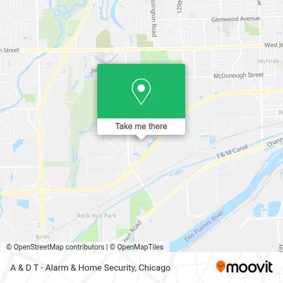 A & D T - Alarm & Home Security map