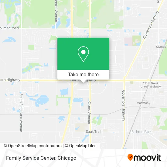 Family Service Center map