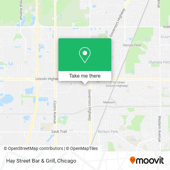 Hay Street Bar & Grill map