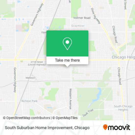 South Suburban Home Improvement map