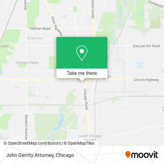 John Gerrity Attorney map