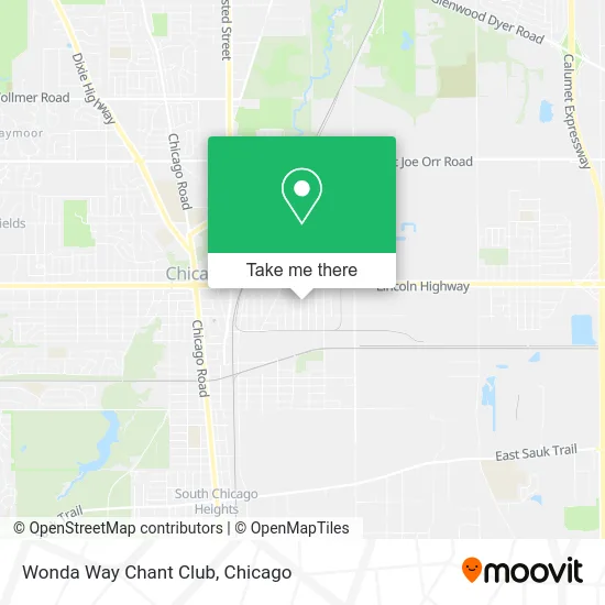 Wonda Way Chant Club map