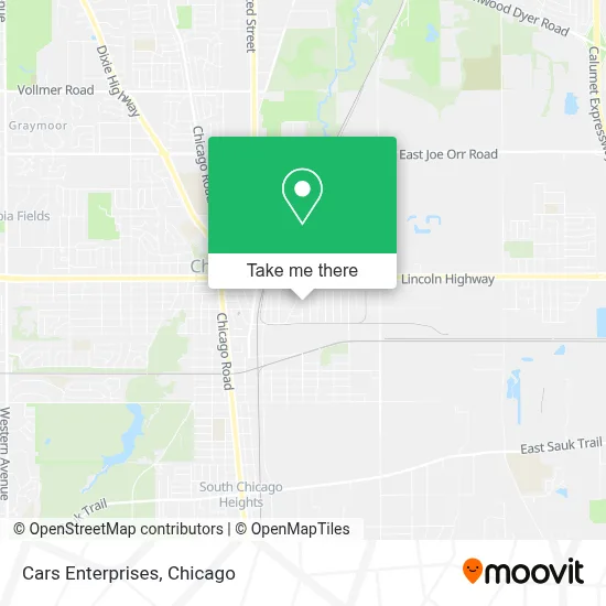 Cars Enterprises map