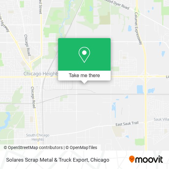 Solares Scrap Metal & Truck Export map