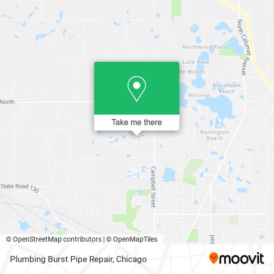 Plumbing Burst Pipe Repair map