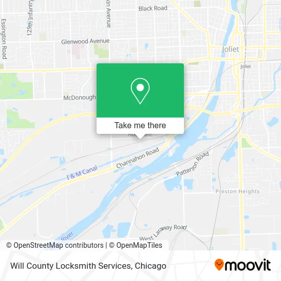 Will County Locksmith Services map
