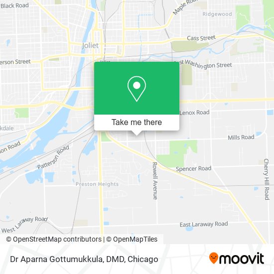 Mapa de Dr Aparna Gottumukkula, DMD