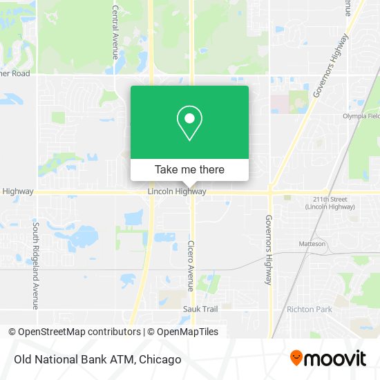 Mapa de Old National Bank ATM