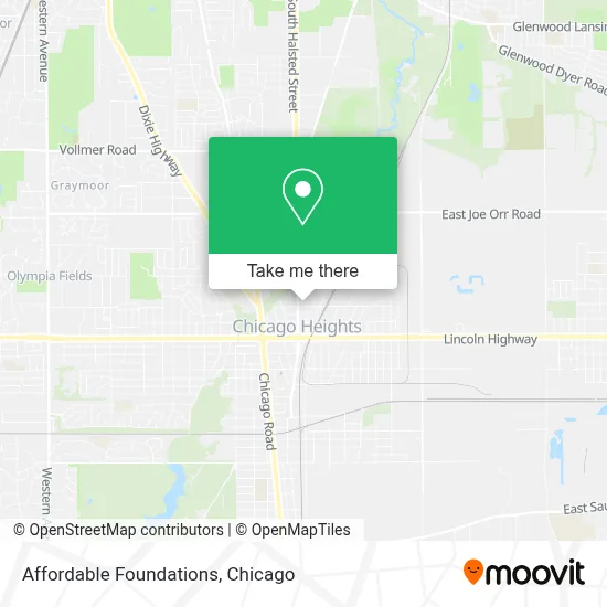 Affordable Foundations map