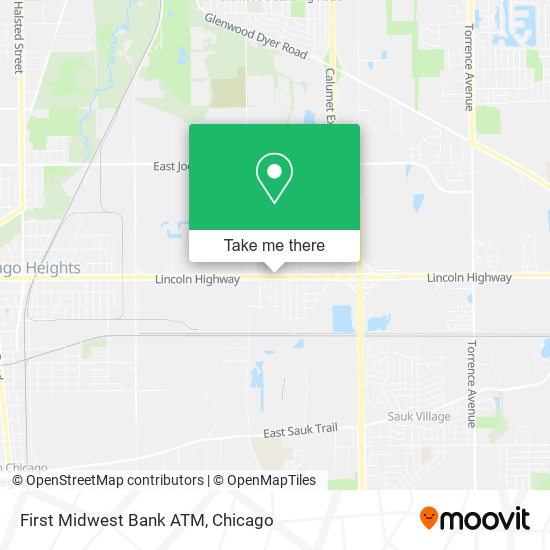Mapa de First Midwest Bank ATM