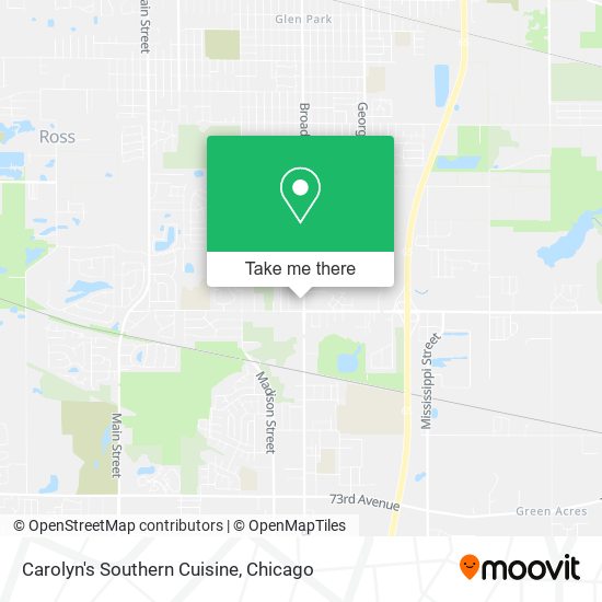 Carolyn's Southern Cuisine map