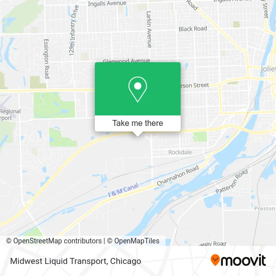 Midwest Liquid Transport map