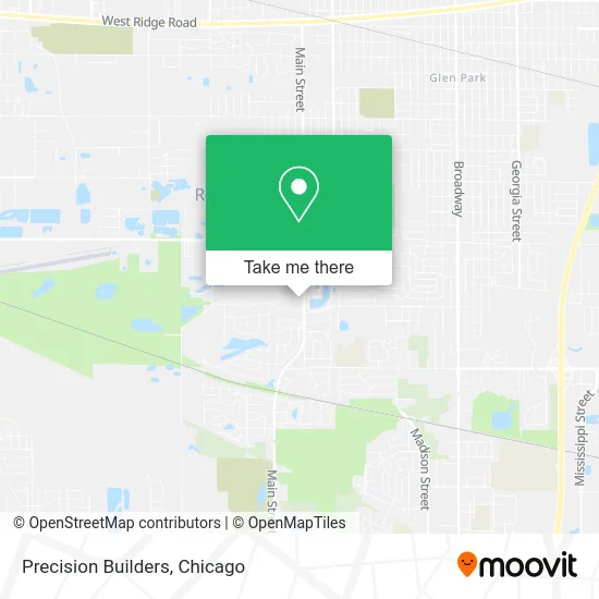 Precision Builders map