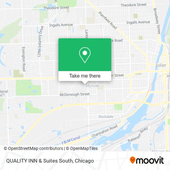 QUALITY INN & Suites South map