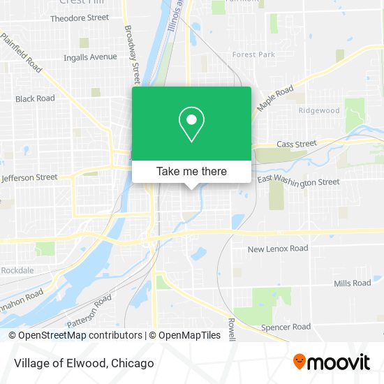Mapa de Village of Elwood