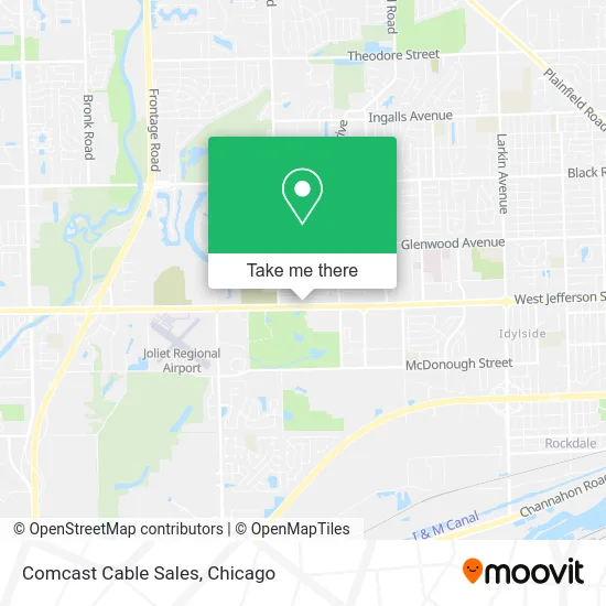 Comcast Cable Sales map