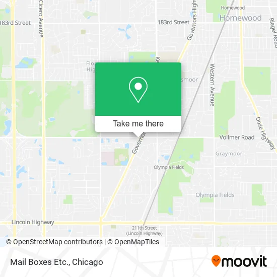 Mail Boxes Etc. map