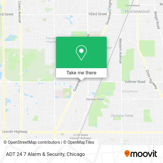 ADT 24 7 Alarm & Security map