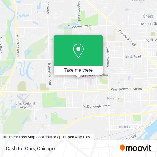 Mapa de Cash for Cars