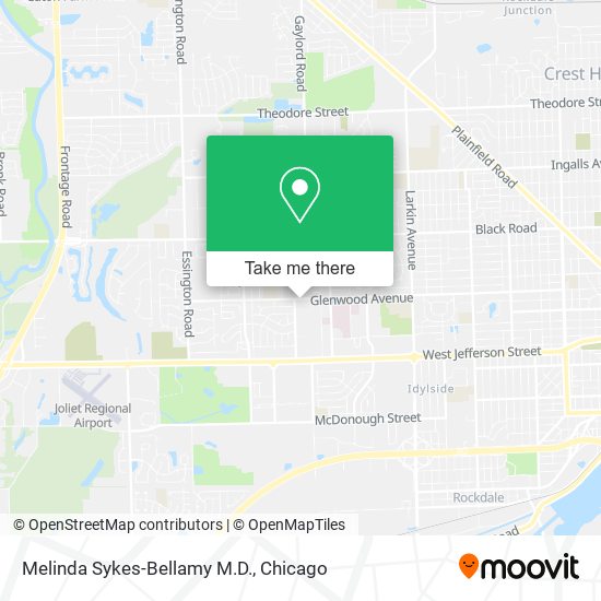 Melinda Sykes-Bellamy M.D. map