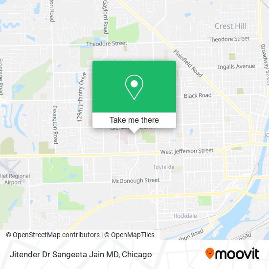 Jitender Dr Sangeeta Jain MD map