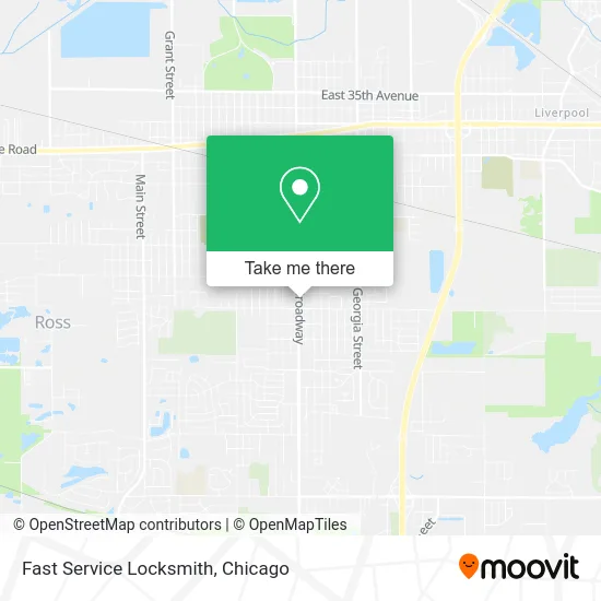 Fast Service Locksmith map