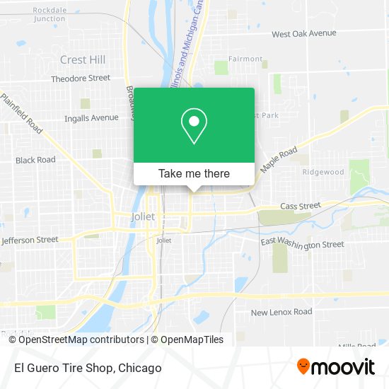 El Guero Tire Shop map