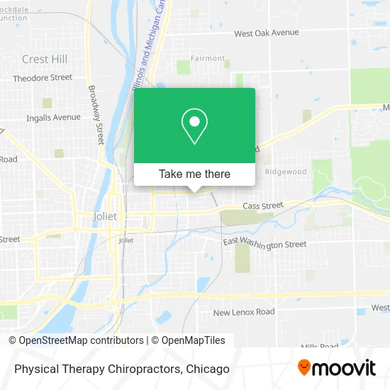 Physical Therapy Chiropractors map