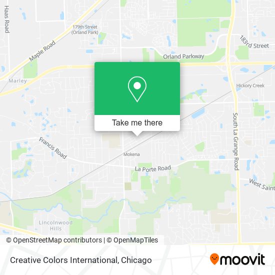 Mapa de Creative Colors International