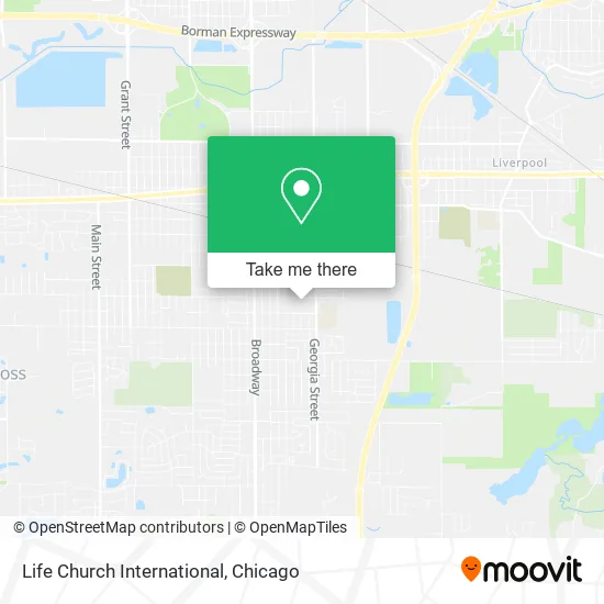 Life Church International map
