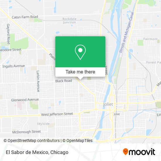 Mapa de El Sabor de Mexico