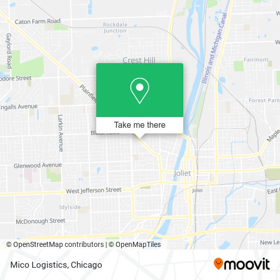 Mico Logistics map