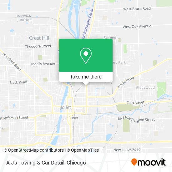 A J's Towing & Car Detail map