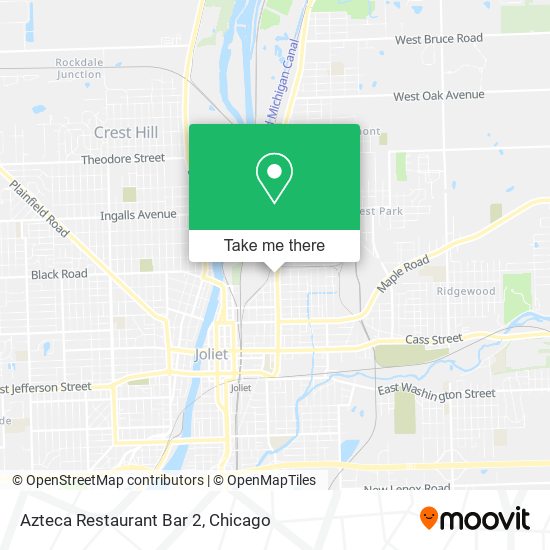 Azteca Restaurant Bar 2 map