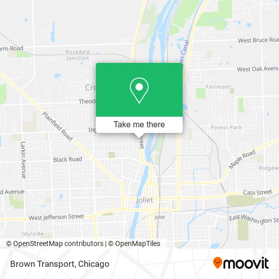 Mapa de Brown Transport