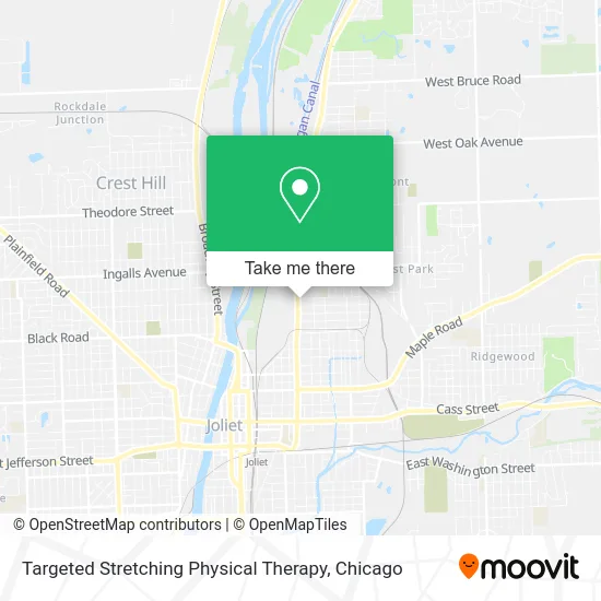 Targeted Stretching Physical Therapy map