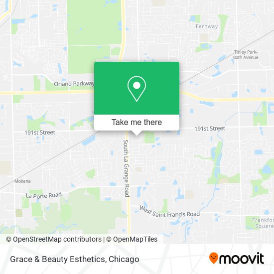 Grace & Beauty Esthetics map