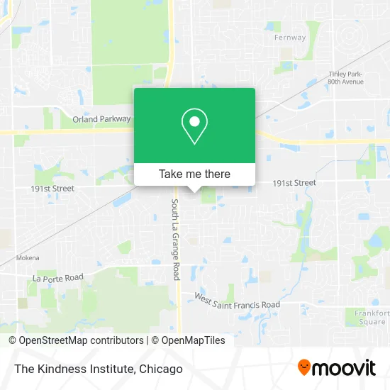 The Kindness Institute map