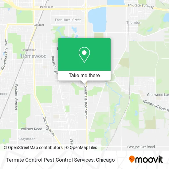 Termite Control Pest Control Services map