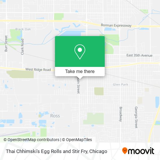 Mapa de Thai Chhimski's Egg Rolls and Stir Fry