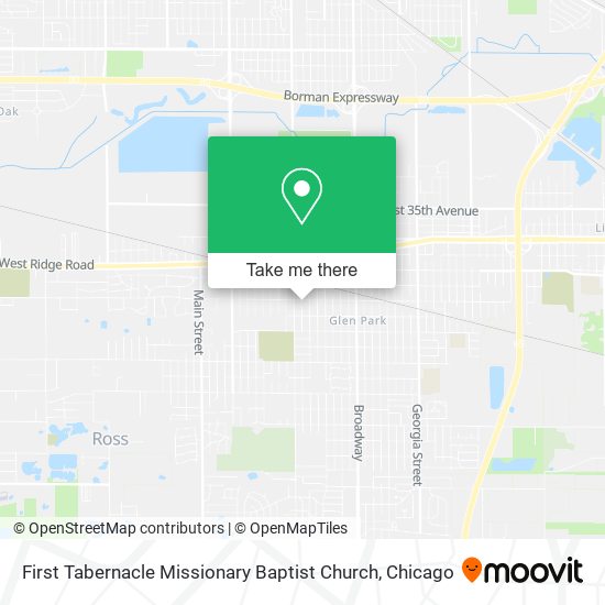 Mapa de First Tabernacle Missionary Baptist Church