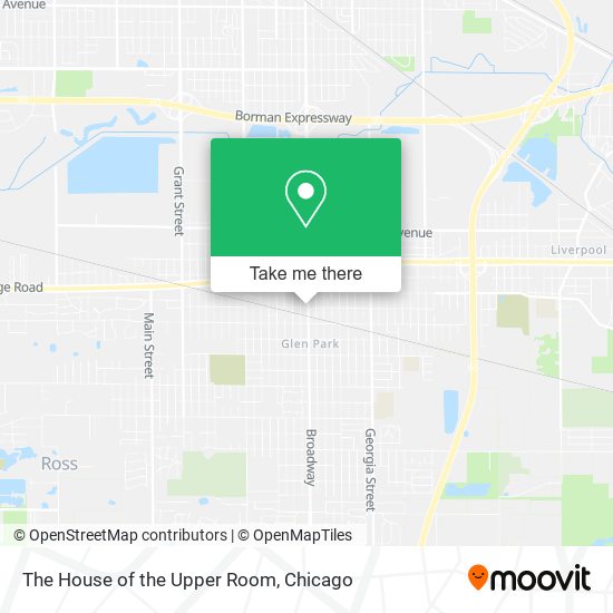 The House of the Upper Room map