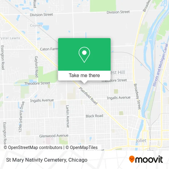 St Mary Nativity Cemetery map