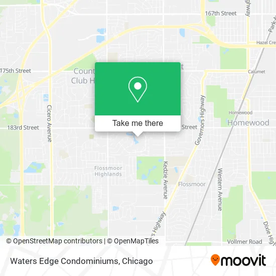 Waters Edge Condominiums map
