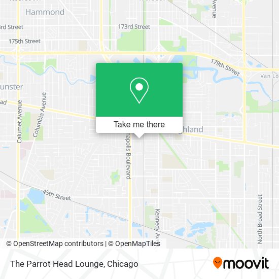The Parrot Head Lounge map