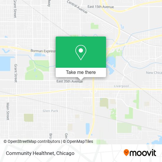 Mapa de Community Healthnet