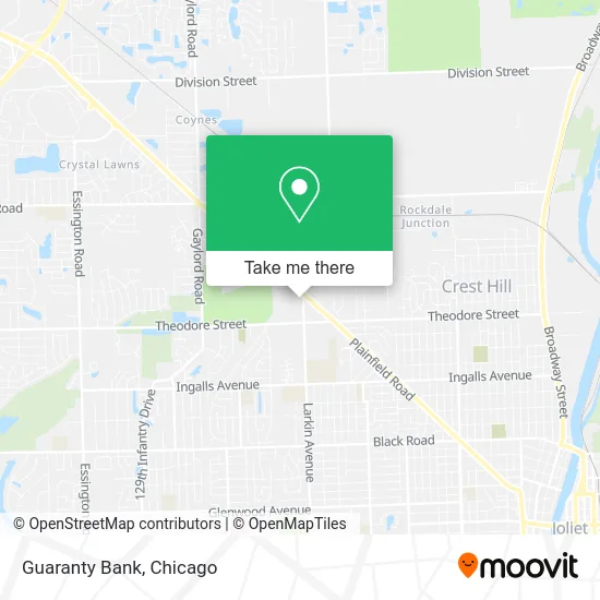 Guaranty Bank map
