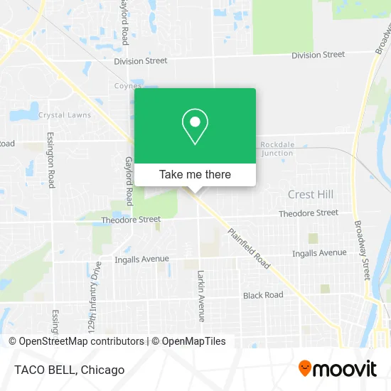 TACO BELL map