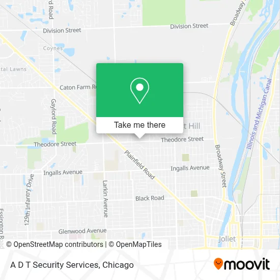 A D T Security Services map